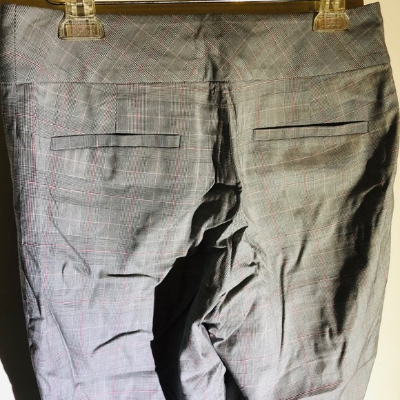 Banana Republic Harrison pinstripe plaid pant sz6 - Picture 4 of 8